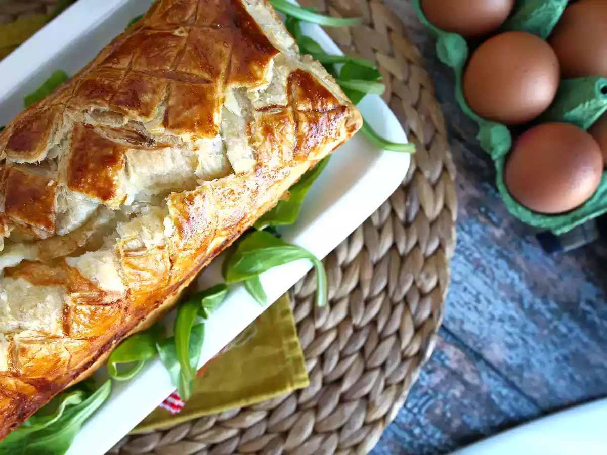 Rustico di Pasqua con la pasta sfoglia - foto 4