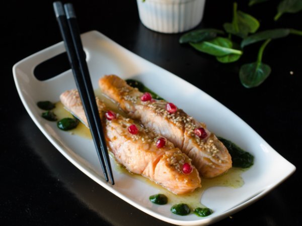 Salmone Al Miele E Salsa Teriyaki Cena Pronta In Dieci Minuti Ricetta Petitchef