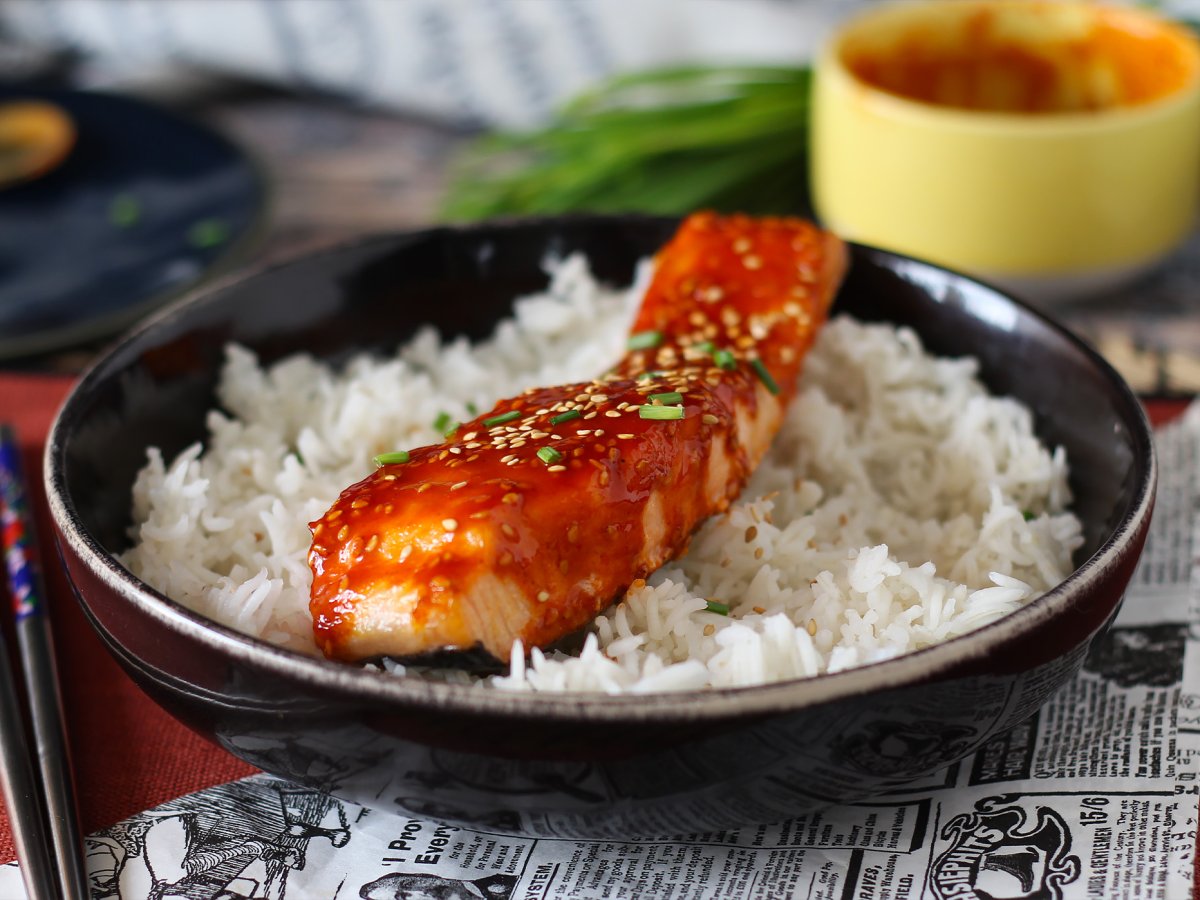 Salmone alla coreana con salsa gochujang, pronto in 10 minuti! - foto 3