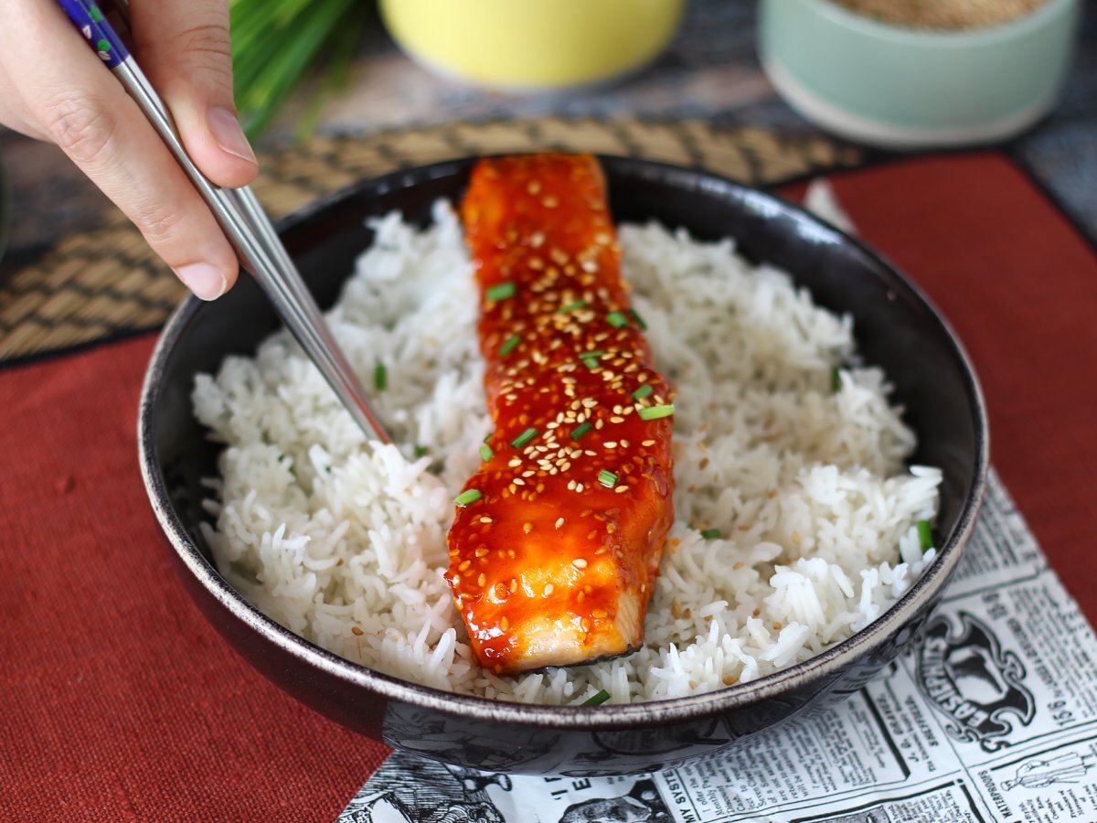 Salmone alla coreana con salsa gochujang, pronto in 10 minuti! - foto 6