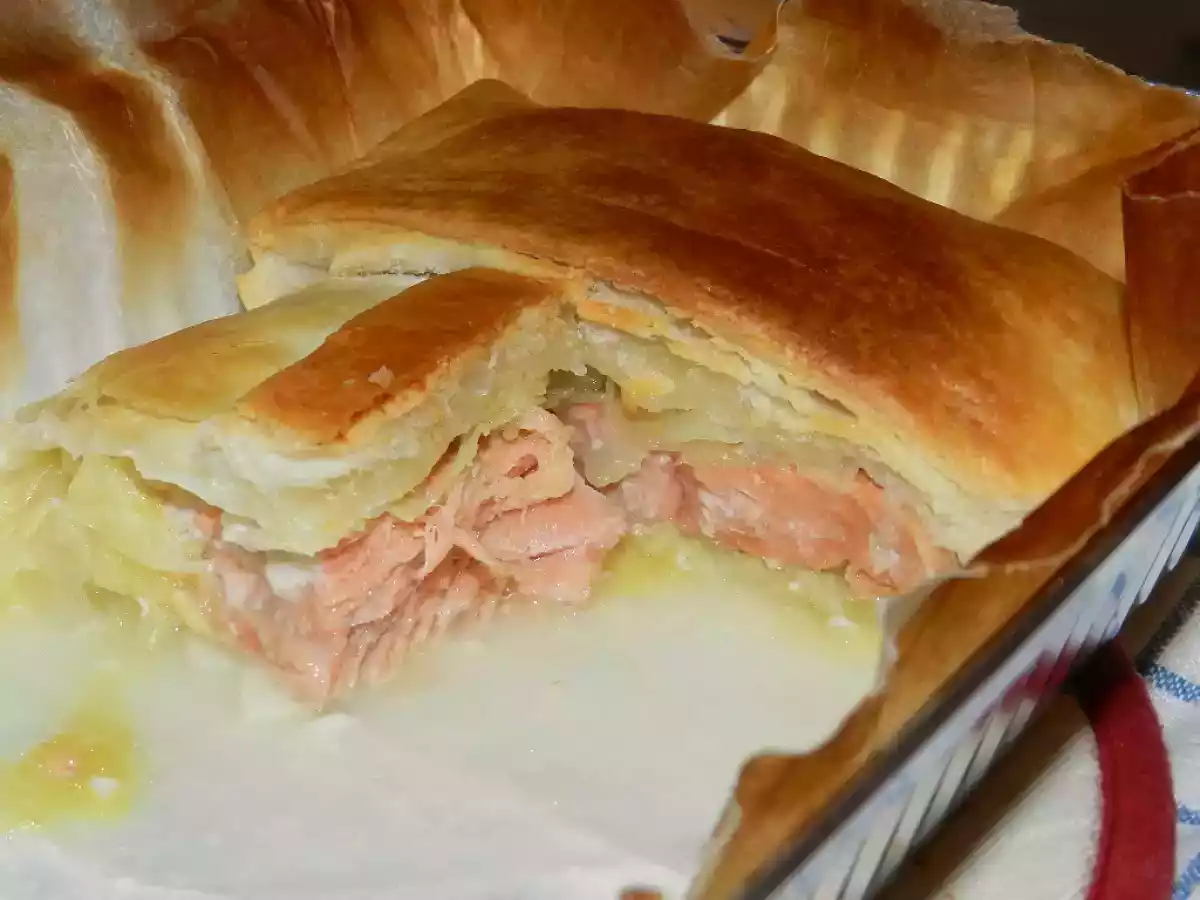 Salmone in Crosta di pasta sfoglia