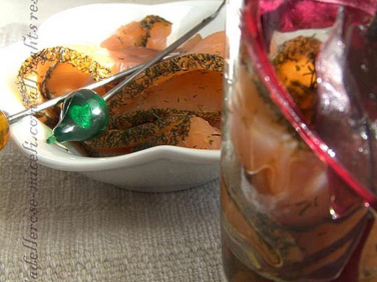Salmone marinato alla vinaigrette al caffé - foto 3