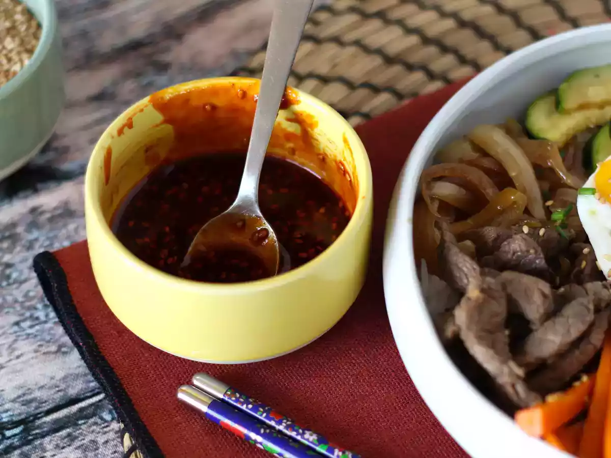 Salsa coreana con gochujang, ottima per condire il Bibimbap - foto 4
