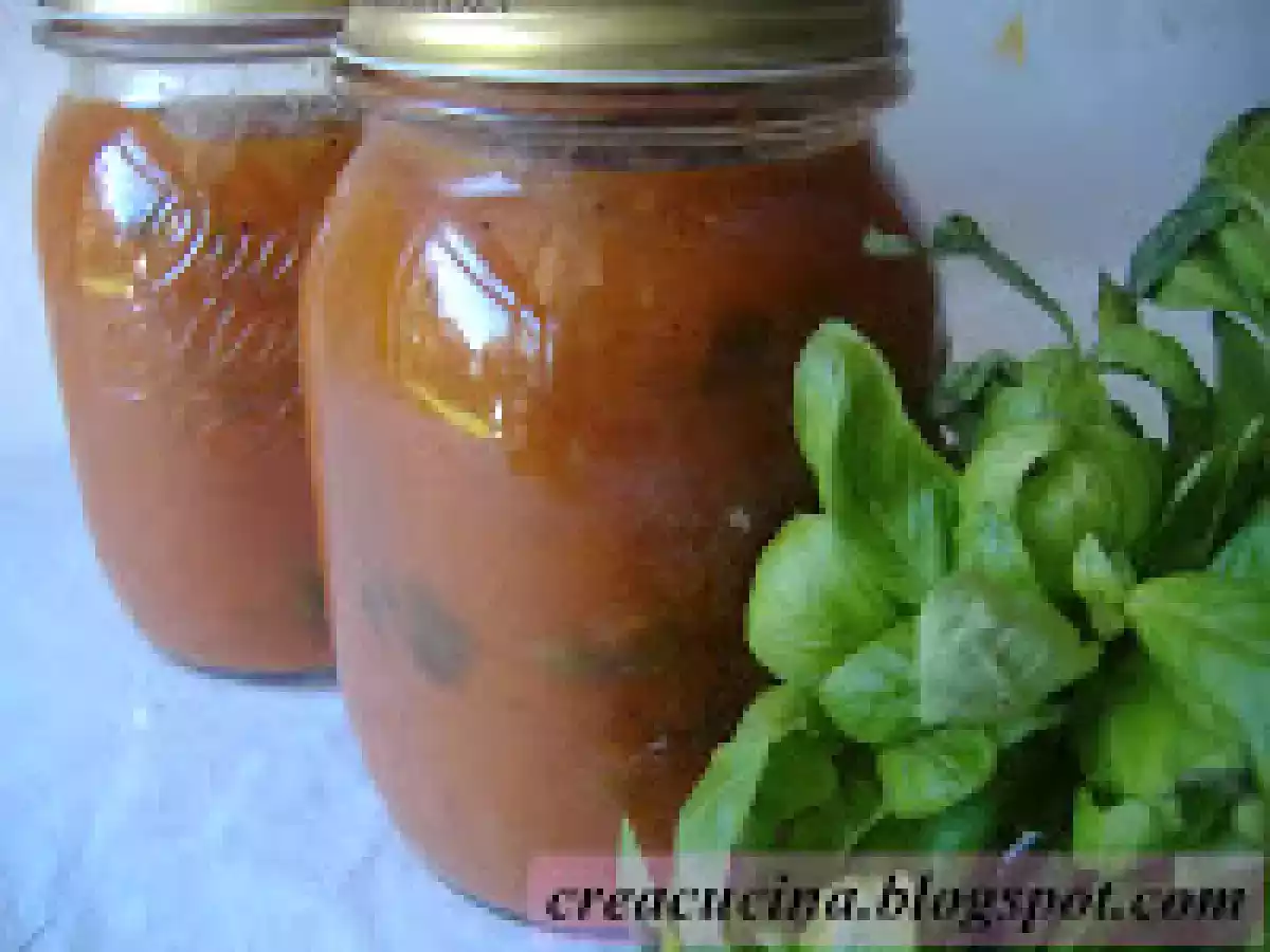 SALSA DI POMODORO CON VERDURE (da conservare)