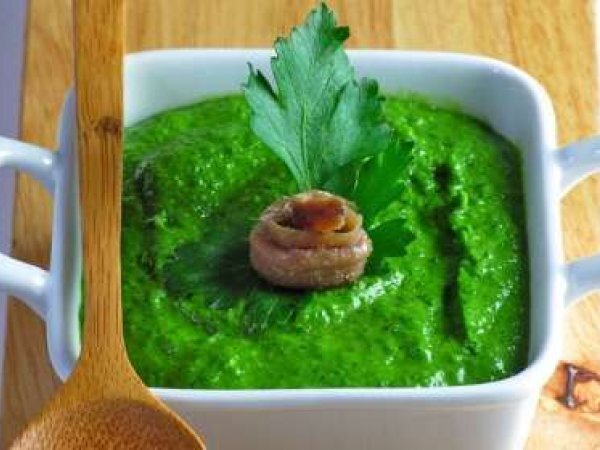 Salsa verde con acciughe