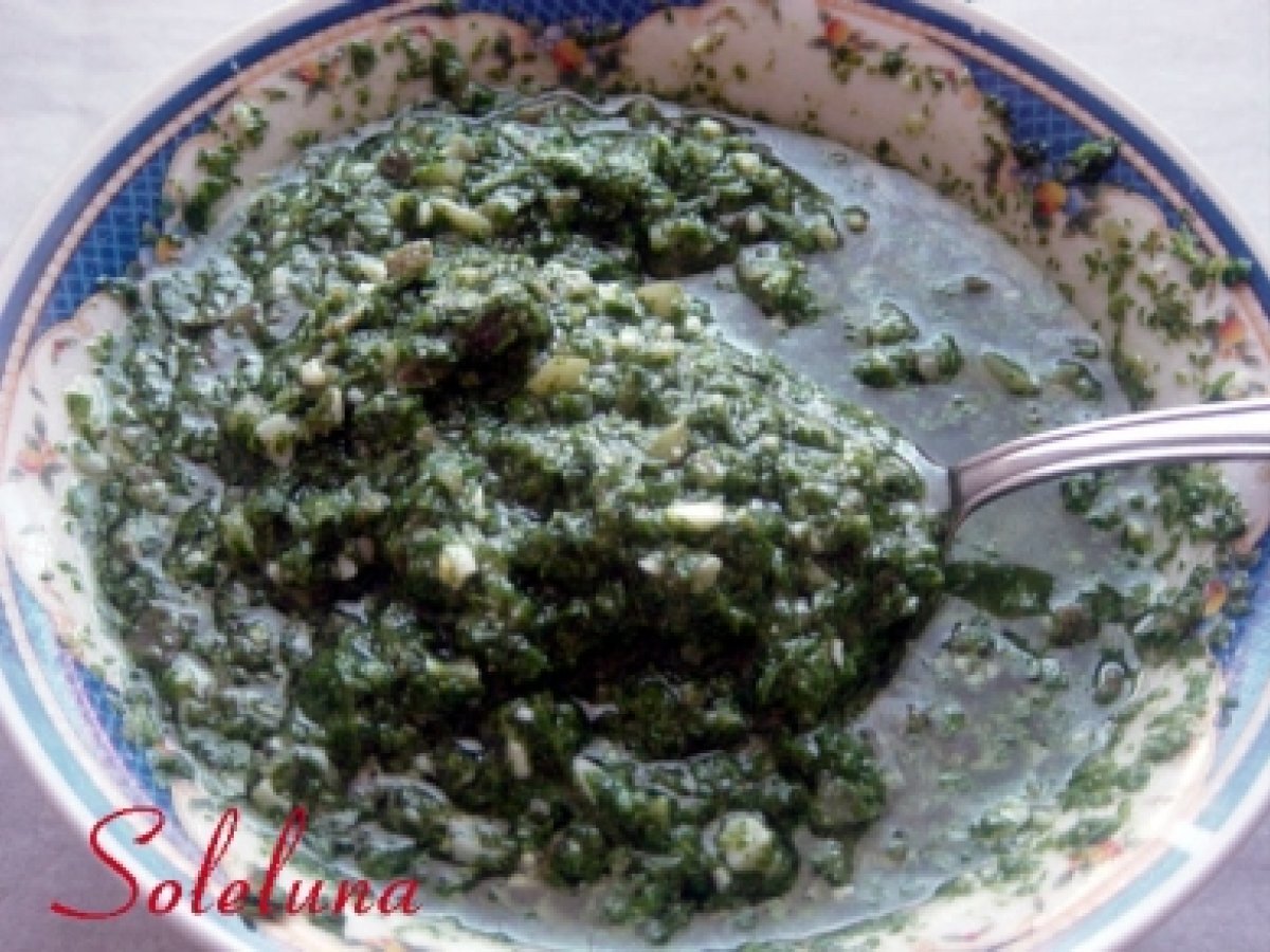 SALSA VERDE ricetta della nonna