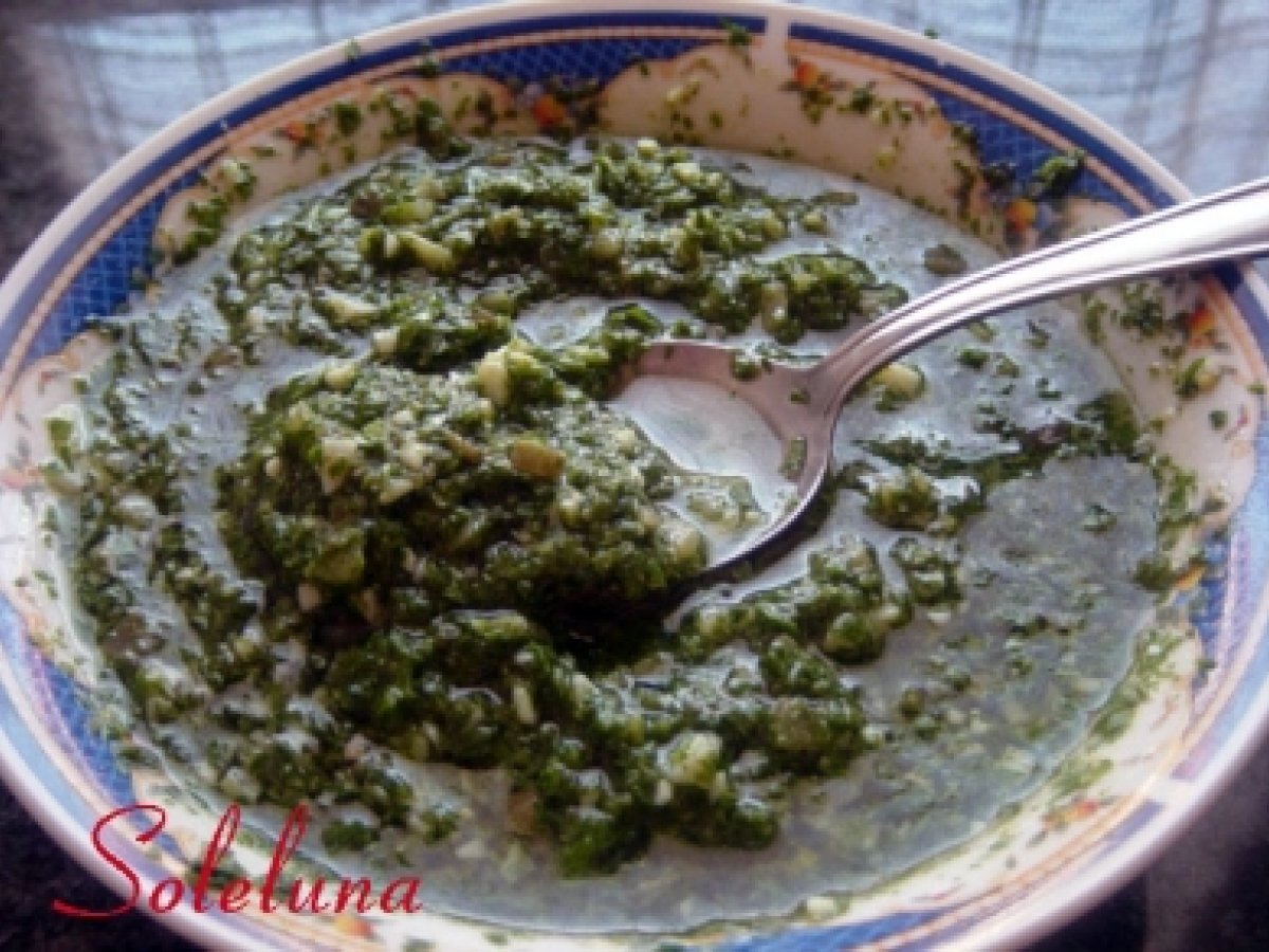 SALSA VERDE ricetta della nonna - foto 2