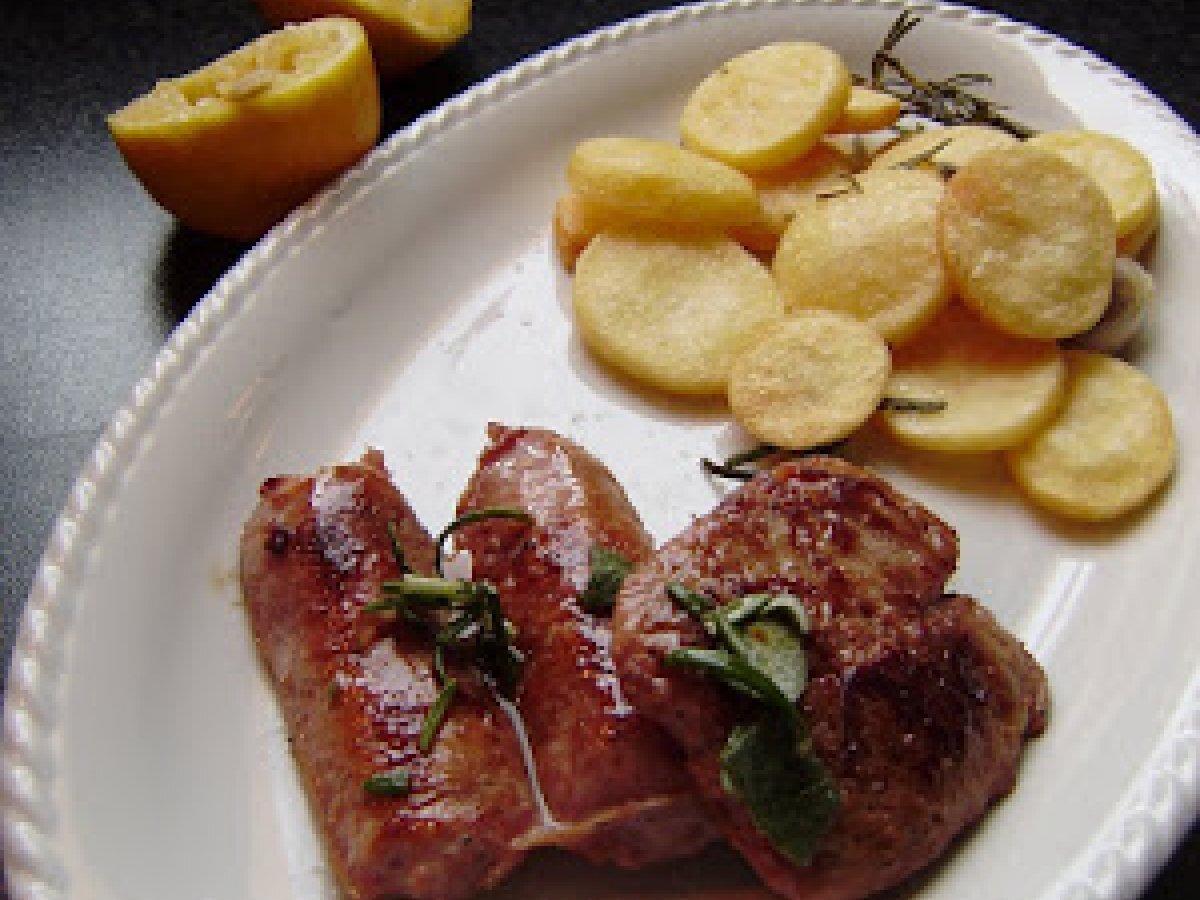 Salsiccia marinata .............dopo cottura. DE GUSTIBUS