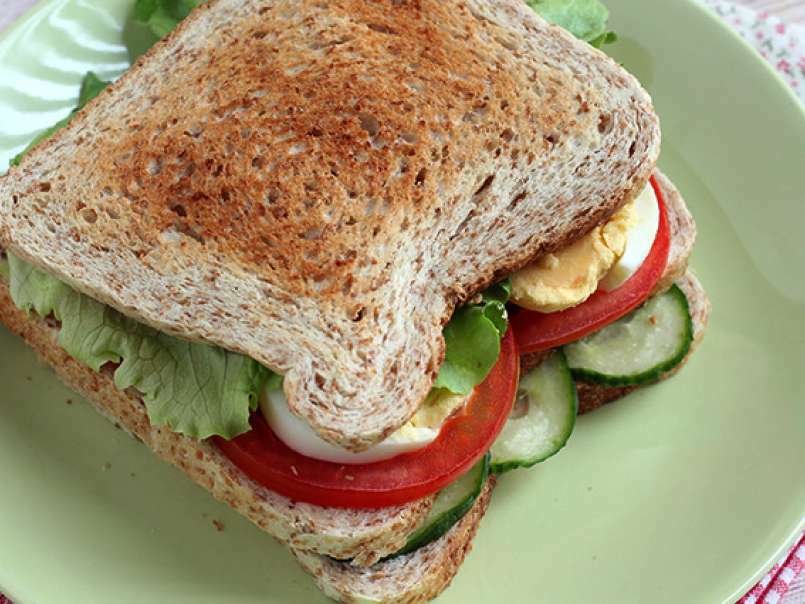 Sandwich vegetariano, foto 1