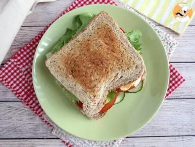 Sandwich vegetariano, foto 2