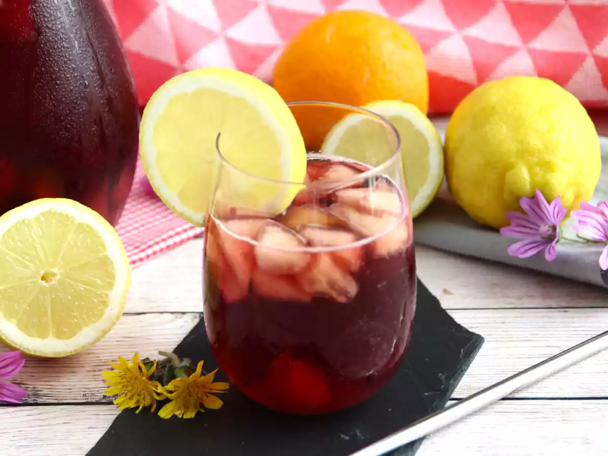 Sangria analcolica