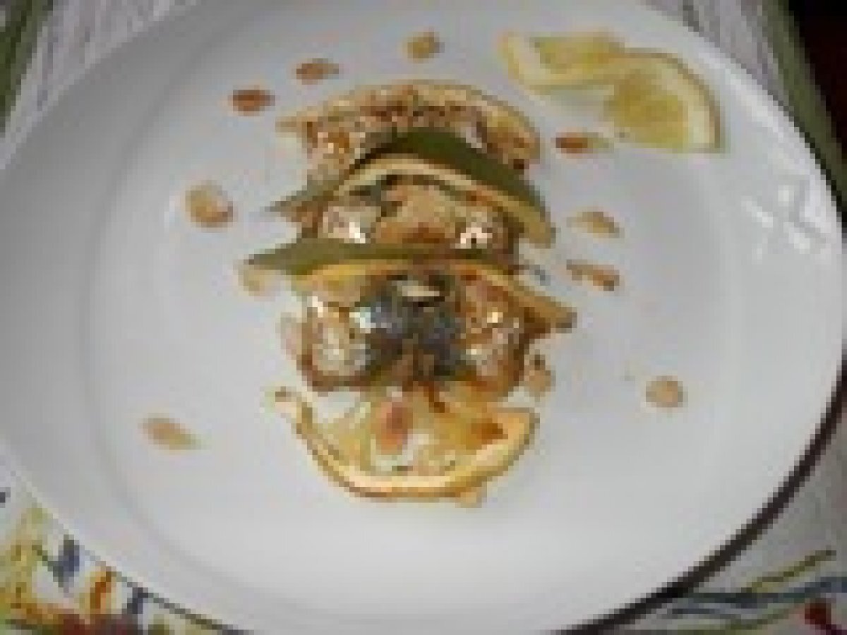 SARDE A BECCAFICO ALLE MANDORLE