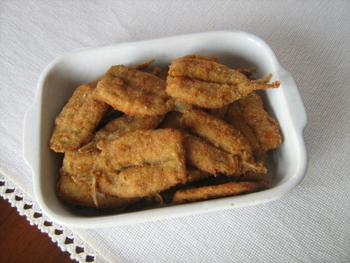 Sarde impanate