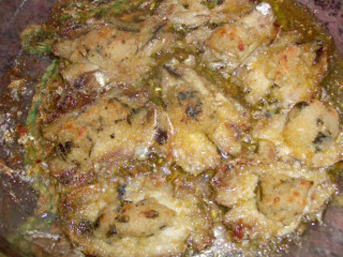 Sarde ripiene al forno