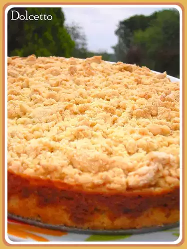 Sbriciolata alla ricotta e mandorle