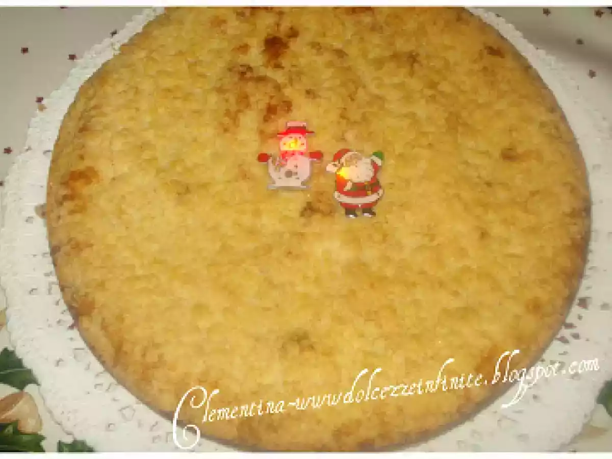 SBRICIOLATA CON RICOTTA, AMARETTI E MANDORLE - foto 2