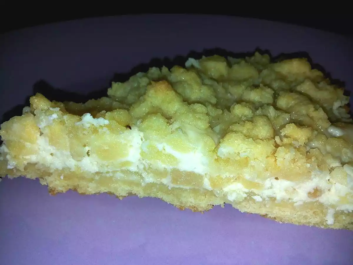 Sbriciolata mascarpone e mele