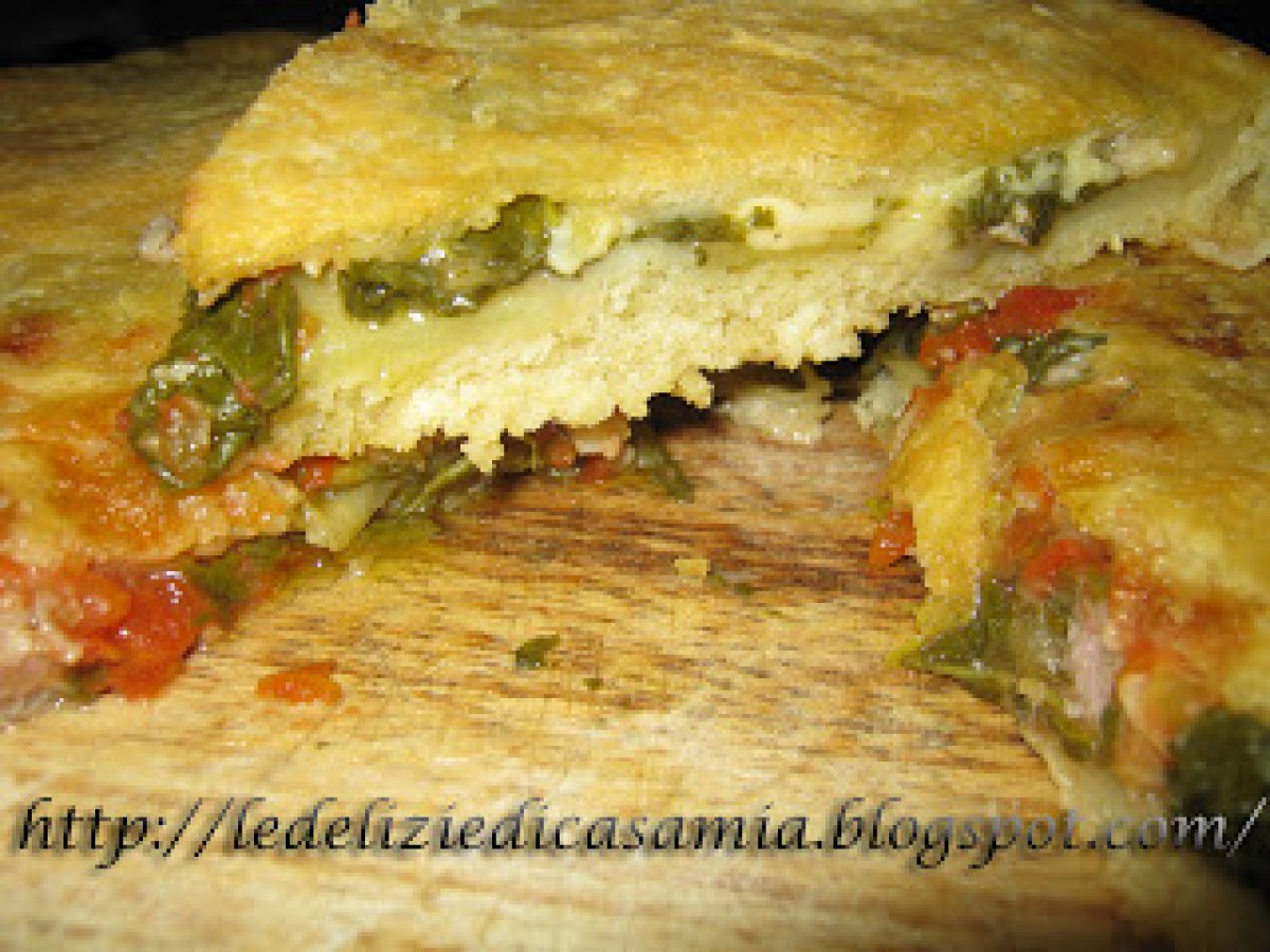 Scacciata con i caliceddi