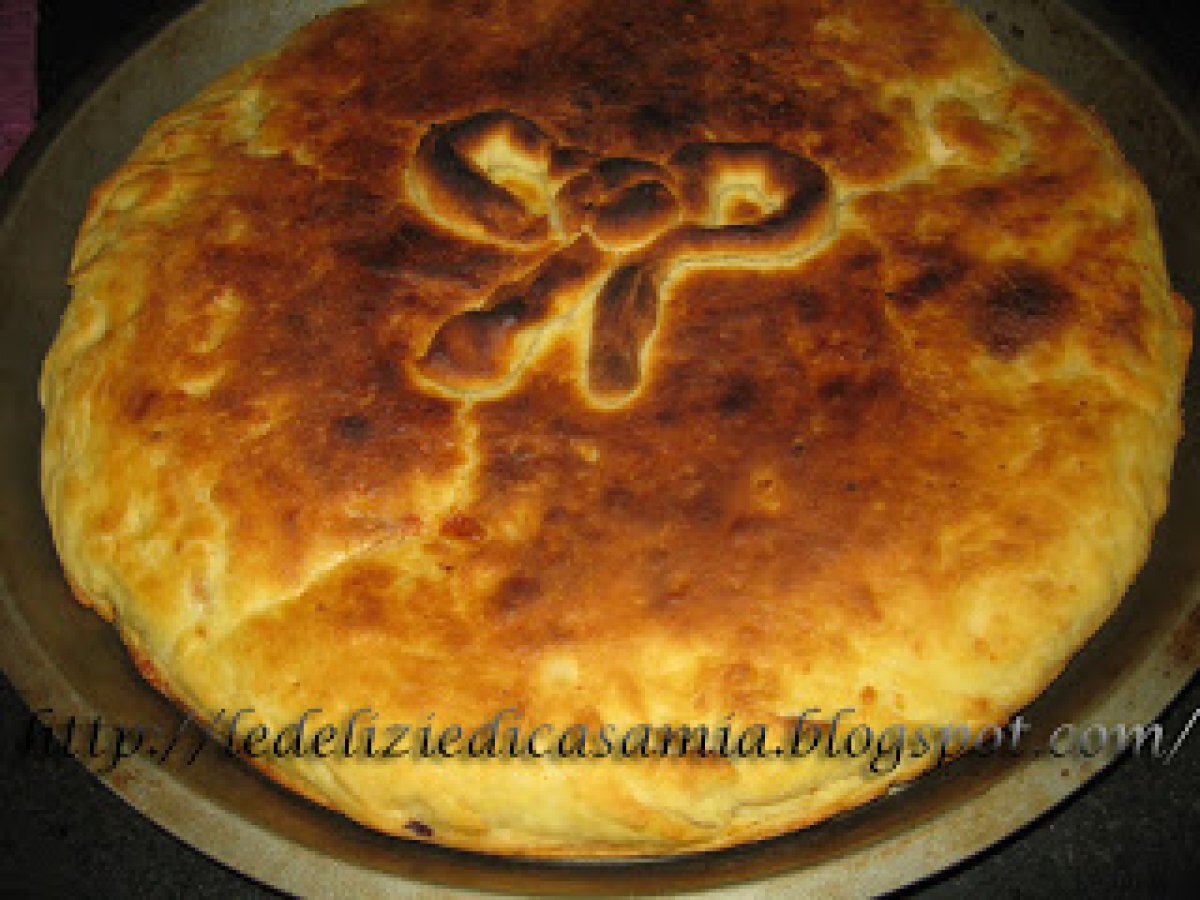 Scacciata siciliana con i ''taddi'' (tenerumi)