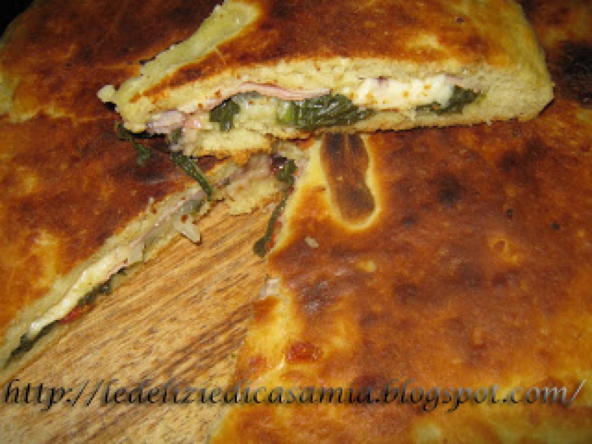 Scacciata siciliana con i ''taddi'' (tenerumi) - foto 2