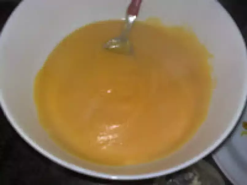 Scaloppina di spezzatino complessa (in padella) con purea di patate e zucca (nel Bimby) - foto 2
