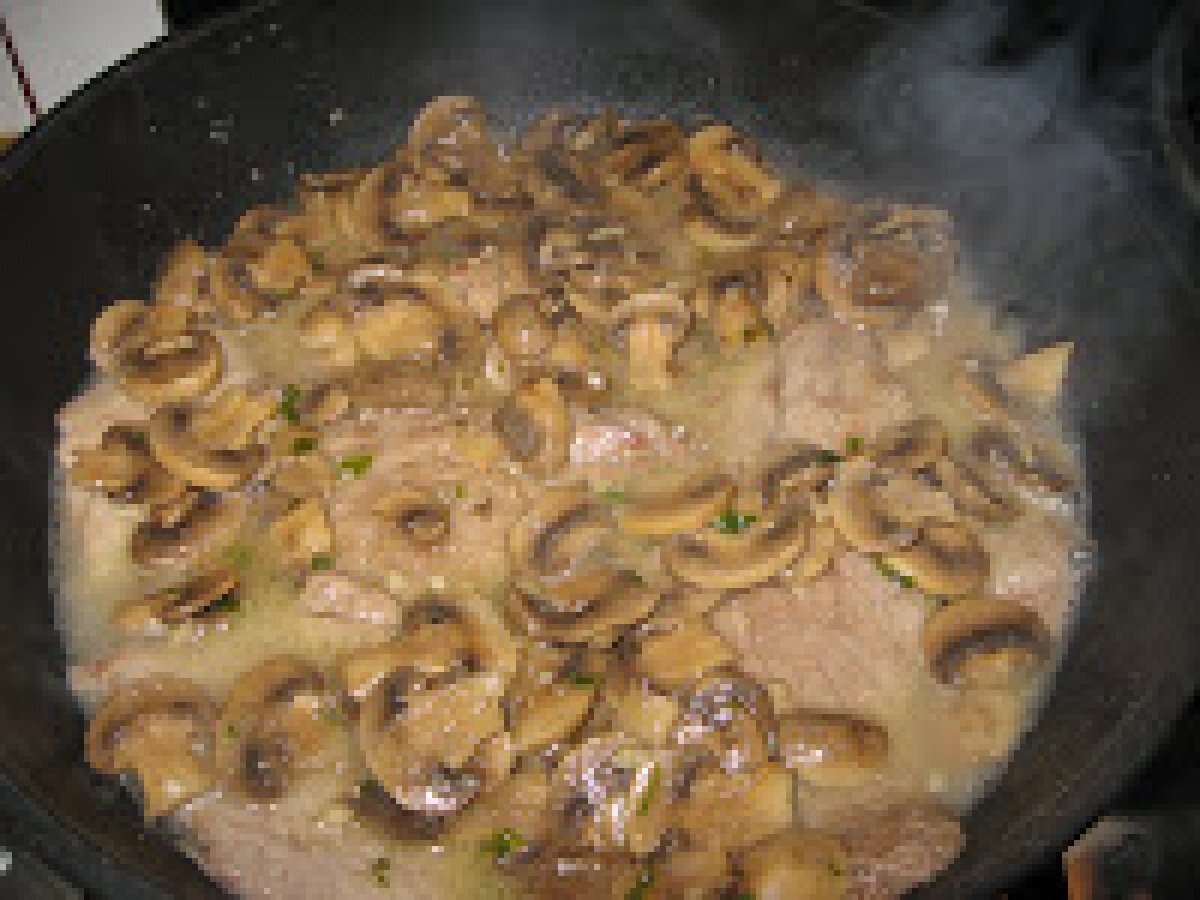 Scaloppine ai funghi