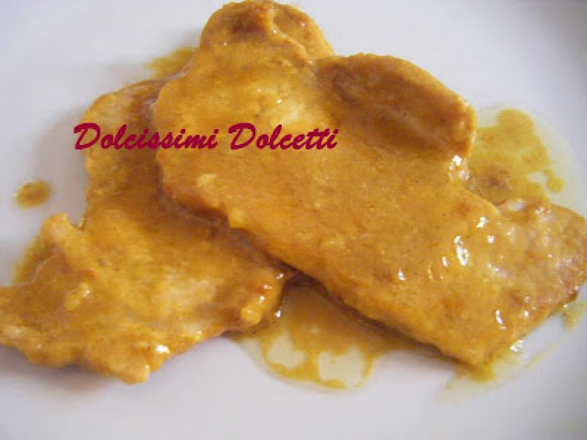 Scaloppine allo zafferano