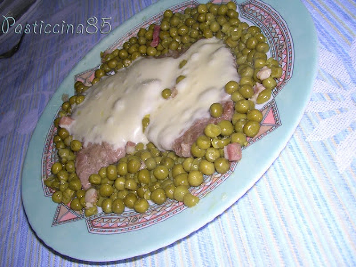 Scaloppine in letto di piselli - foto 2