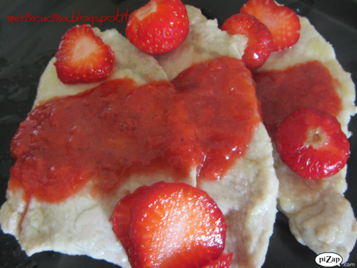 Scaloppine in salsa di fragole