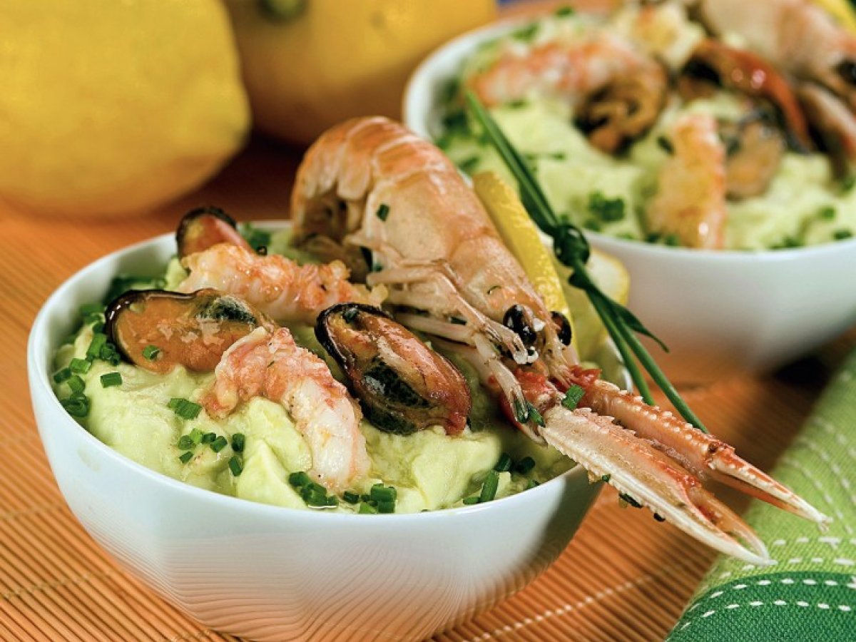 Scampi all'avocado