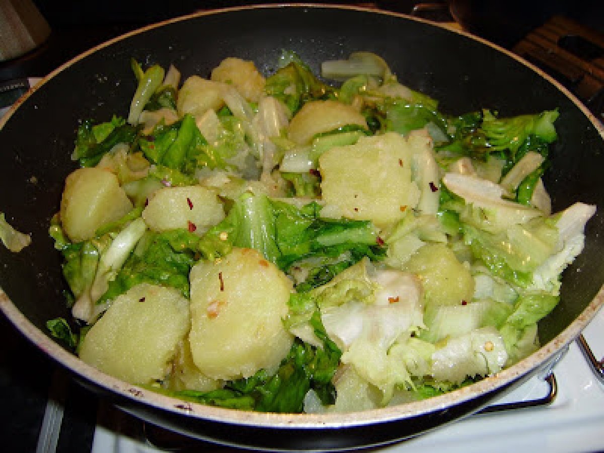 Scarola & Patate in padella, foto 2