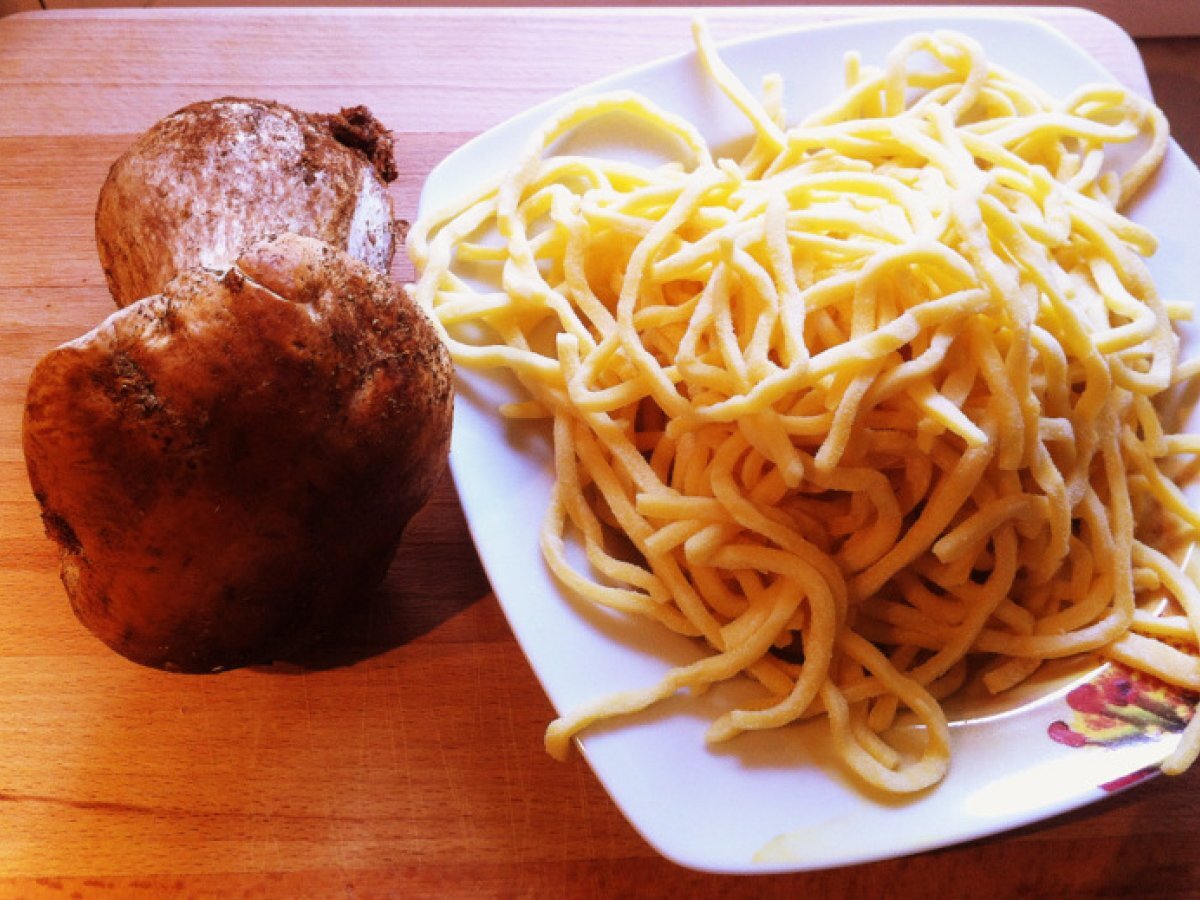 Scialatielli d'autunno con funghi porcini