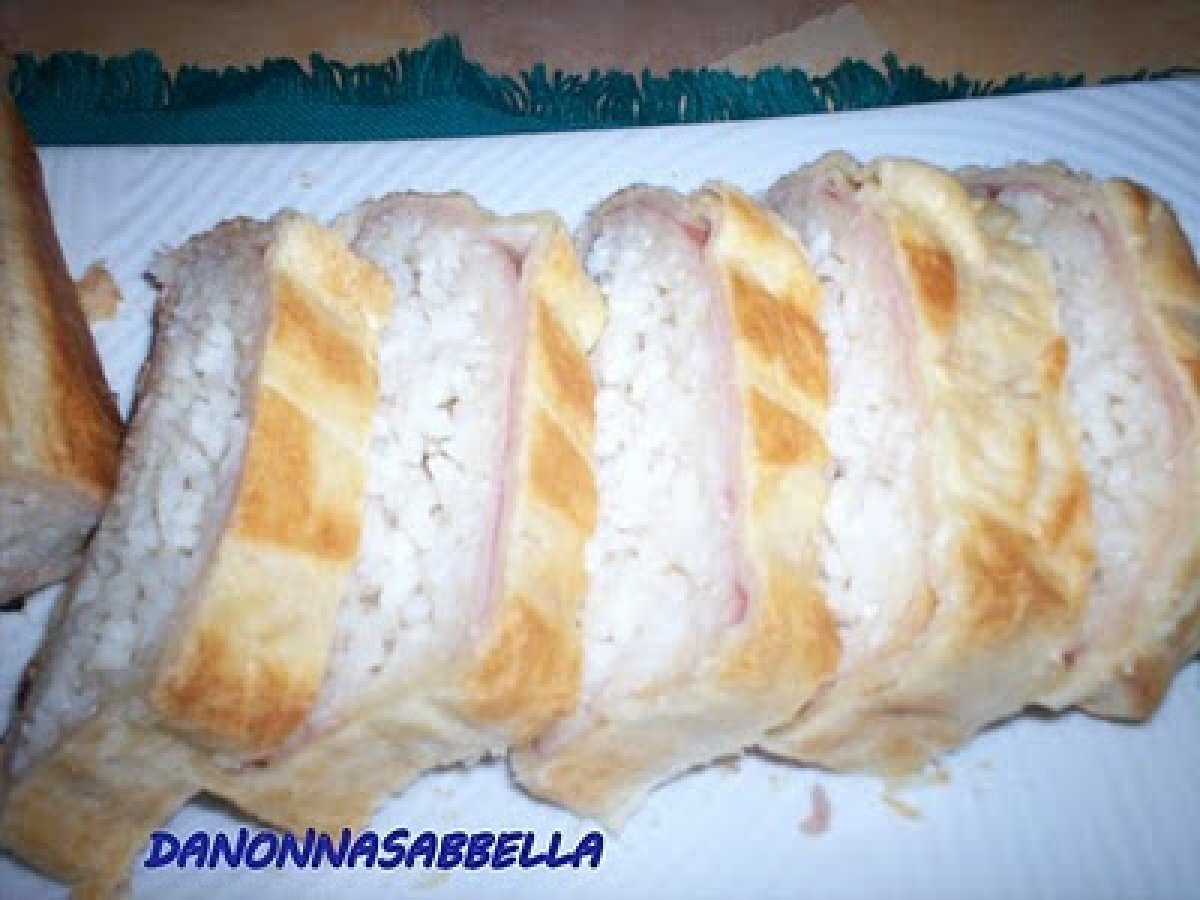 SCRIGNO DI BRISE' RIPIENO DI RISO, PROSCIUTTO ED EMMENTHAL - foto 2