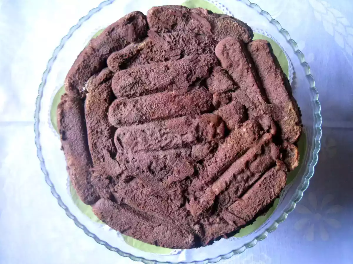 Semifreddo ai savoiardi con mousse di cioccolato