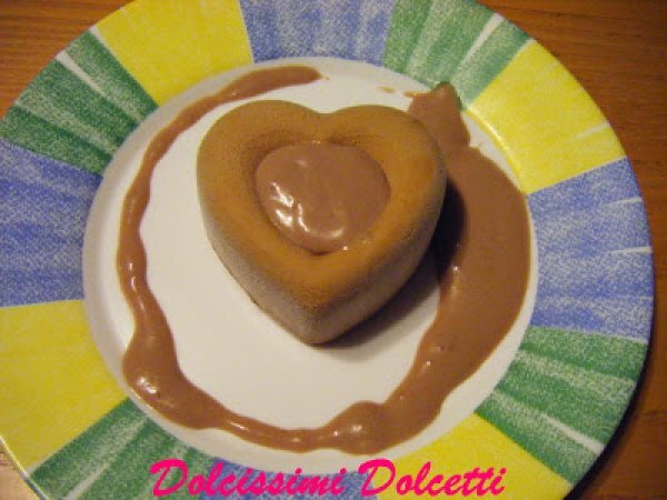 Semifreddo al cioccolato al latte con salsa alla banana, foto 3