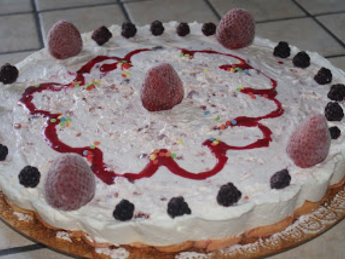 Semifreddo alle fragole con mascarpone