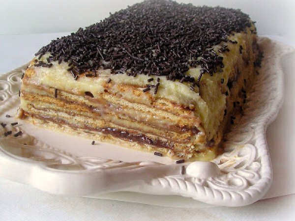 Semifreddo profumato al caffe con crema pasticcera e nutella, foto 2