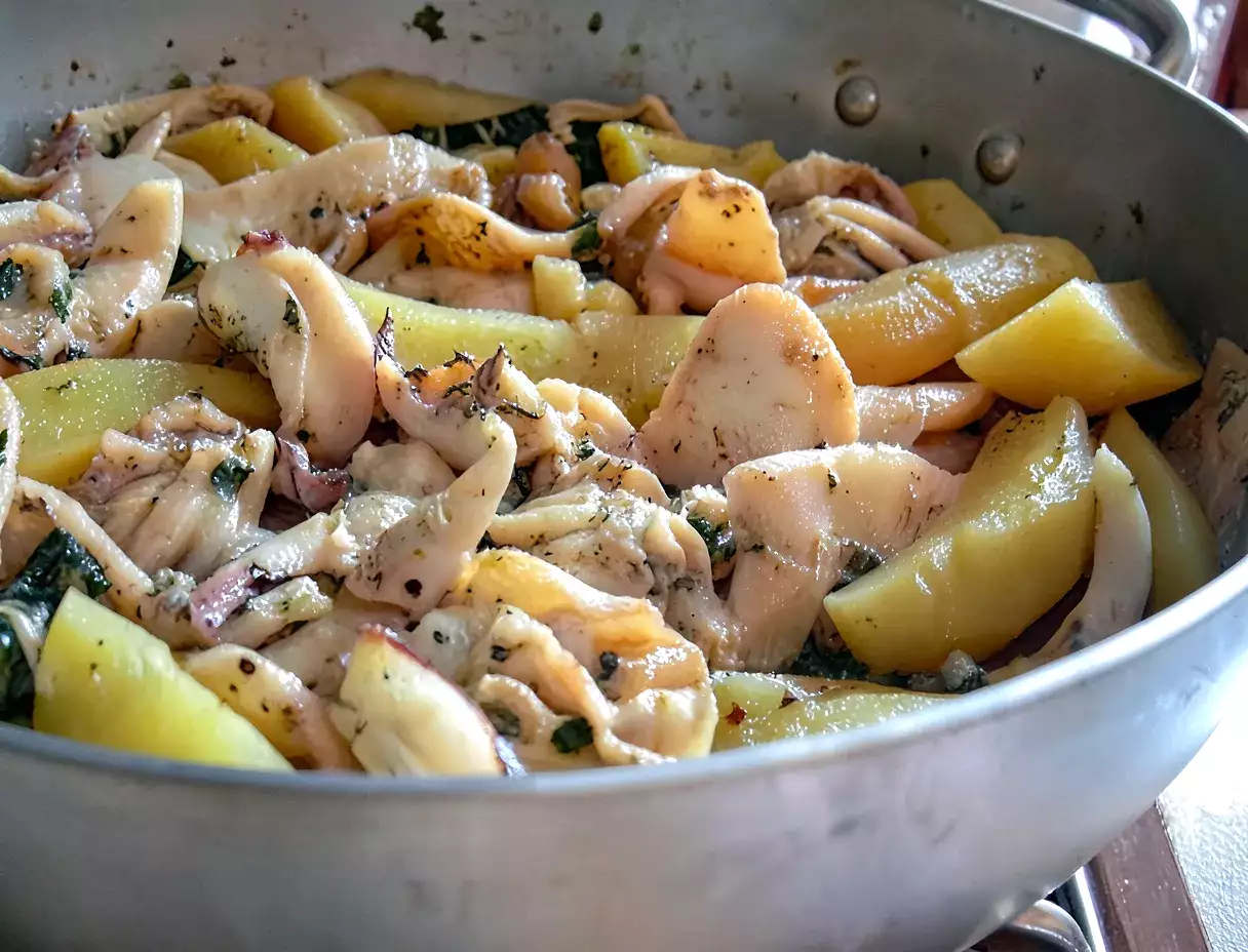 Seppie con patate: ricetta semplice e gustosa per un secondo di pesce tenero e profumato