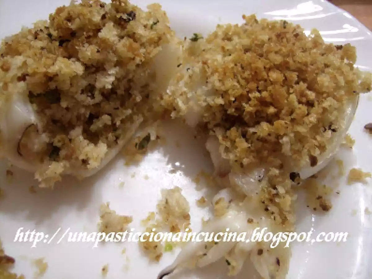 Seppie gratinate