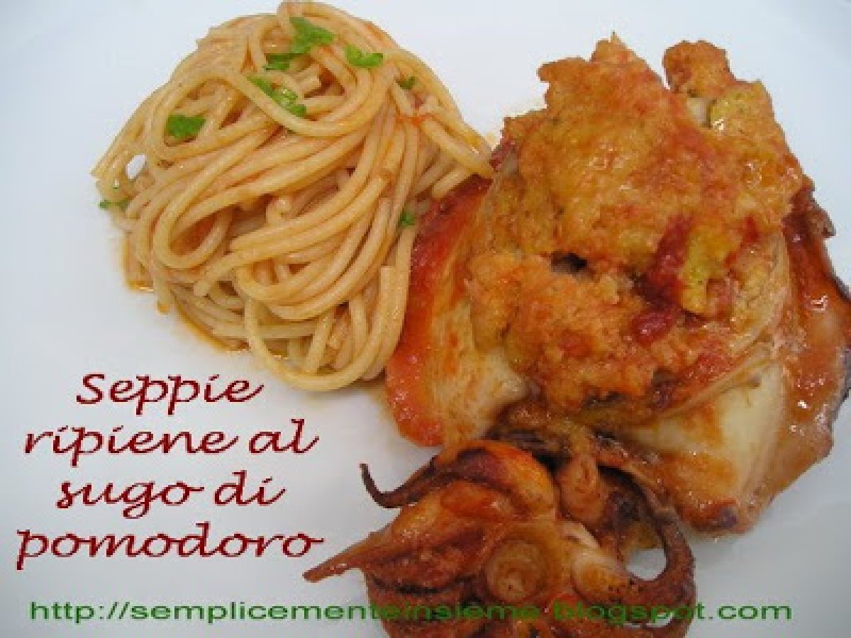 Seppie ripiene al sugo di pomodoro - foto 3