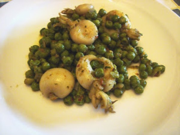 Seppioline con piselli, foto 2