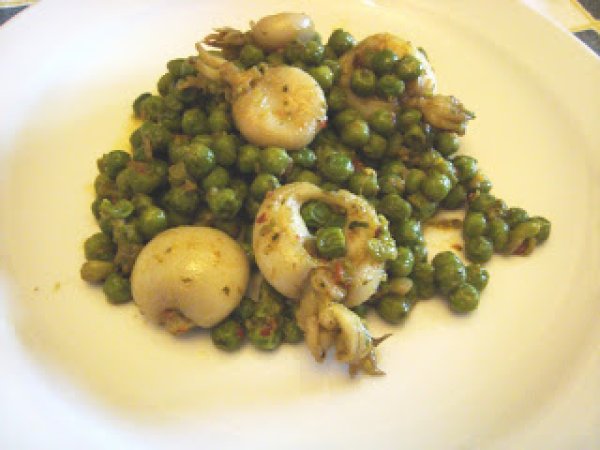 Seppioline con piselli, foto 3