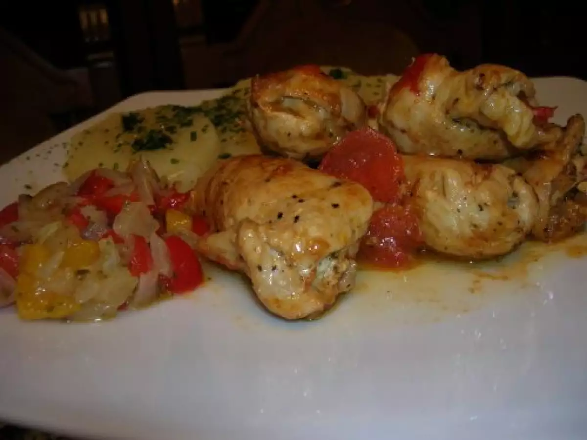 Sfiziosi involtini di pollo ai peperoni - foto 6