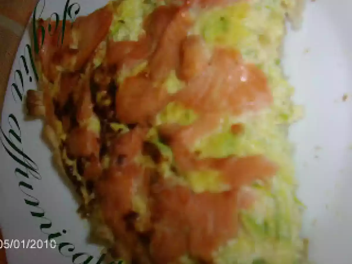 Sfogliatina con zucchine e salmone - foto 2