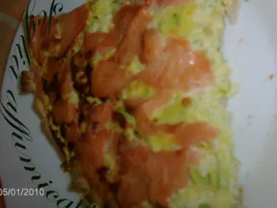Sfogliatina con zucchine e salmone - foto 2