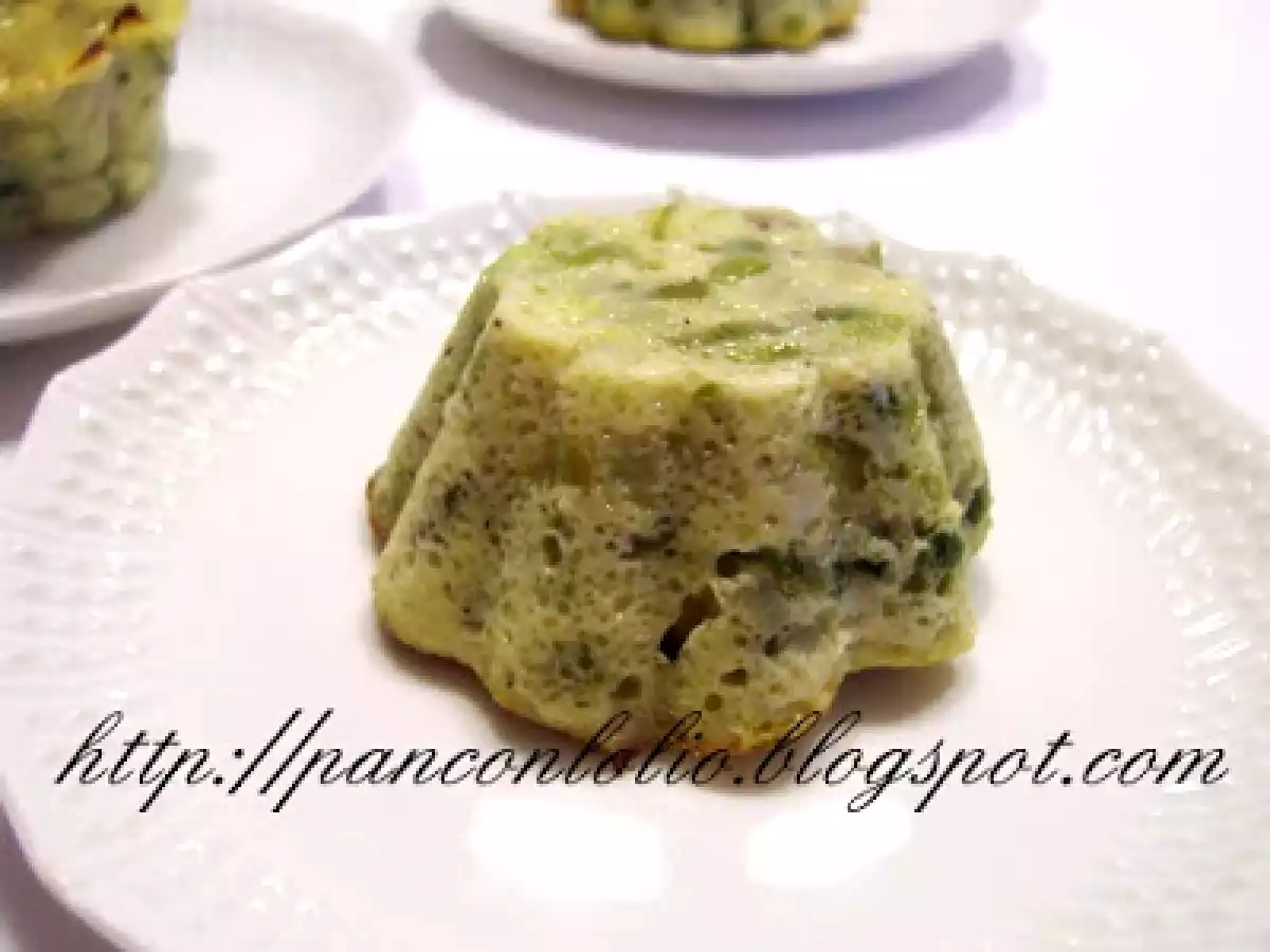 Sformatini con baccelli e pecorino - foto 2