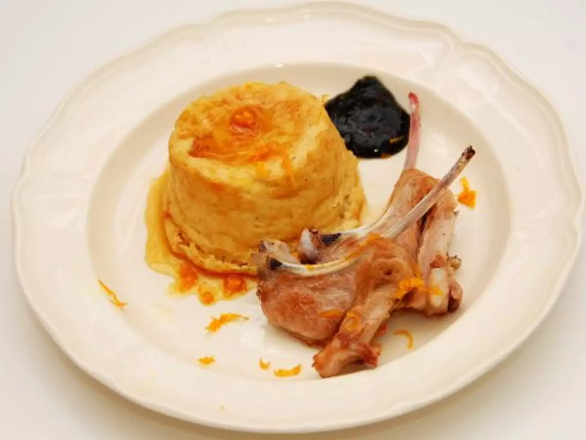 Sformatini di finocchi con salsa caramellata d'arancia - foto 2