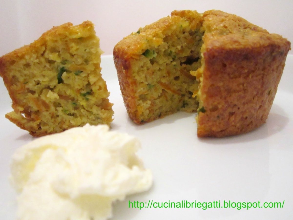 Sformatini di miglio carote e zucchine