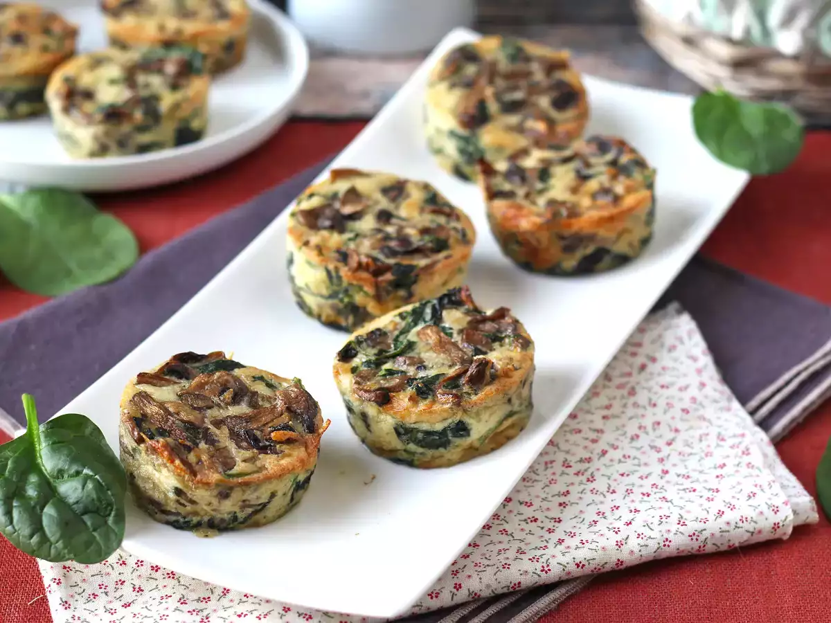 Sformatini di spinaci e funghi: ricetta veloce e super gustosa - foto 5