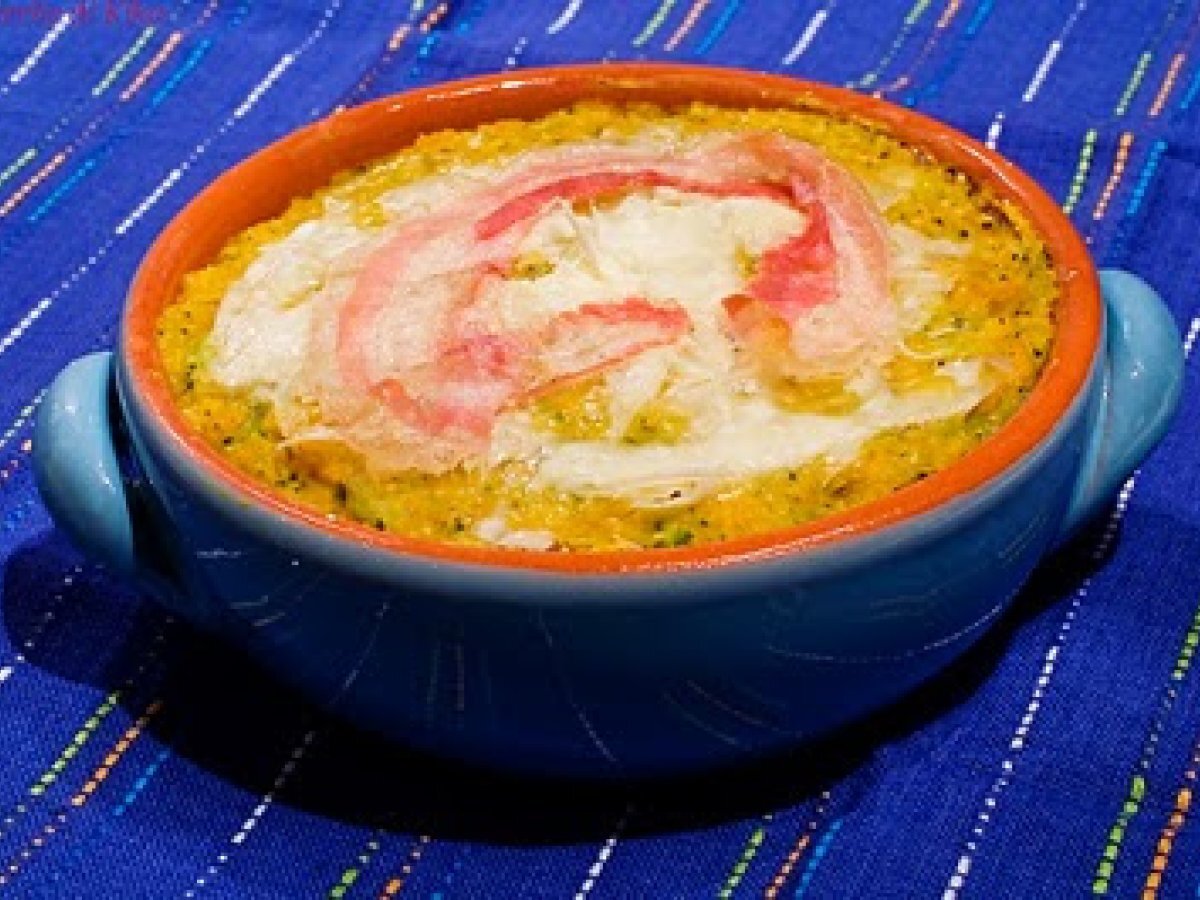 Sformatini di zucca e broccoletti